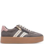 Marco Tozzi Womens Lace Up Casual Shoe - Dark Grey image