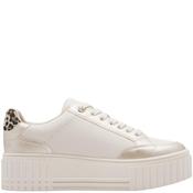 Marco Tozzi Womens Lace Up Casual Shoe - Cream - 37