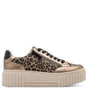 Marco Tozzi Womens Lace Up Casual Shoe - Leopard Animal Print - 37 image
