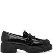 Marco Tozzi Womens Chain Loafer - Black Patent - 37 image