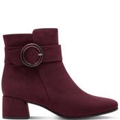 Marco Tozzi Womens Zip Ankle Boot - Mulberry - 37 image