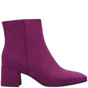 Marco Tozzi Womens Zip Ankle Boot - Grape Suede - 37 image