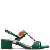 Marco Tozzi Womens Ankle Strap Sandal - Green - 40