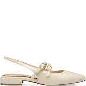 Marco Tozzi Womens Low Heel Slingback - Cream Patent - 41 image