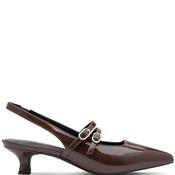 Marco Tozzi Womens Low Heel Sling Back - Cinnamon - 37 image