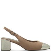 Marco Tozzi Womens Sling Back Court - Nougat Suede - 40 image