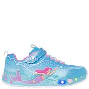 Skechers Girls Mermaid Dreams Trainer - Blue Multi - K12/Eu30 image