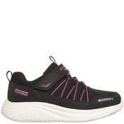 Skechers Girls Bounder Pro Aqua Step Tra - Black Hot Pink - Uk K12 image