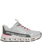 Skechers Kids Slip Ins Trainer - Grey Pink - Uk K13 image