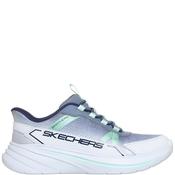 Skechers Girls Wave Sparkle Trainer - Light Blue - Uk J5 image