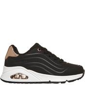 Skechers Girls Uno Shimmer Trainer - Black - Uk J5 image
