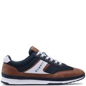 Bugatti Mens Lace Trainer - Dark Blue Cognac - 42 image