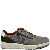 Bugatti Mens Zip Lace Trainer - Taupe - 43 image