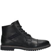 Bugatti Mens Fur Lined Zip Lace Boot - Black - 41