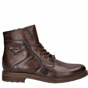 Bugatti Mens Zip Lace Ankle Boot - Brown - 41 image