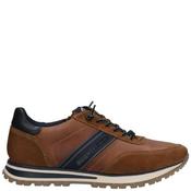 Bugatti Mens Zip Lace Casual Shoe - Cognac - 41 image