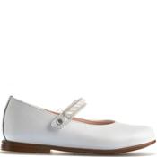 Pablosky Girls Strap Communion Shoe - White - Eu24/K7