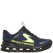 Skechers Boys Trainers - Navy Black - Uk J6 image