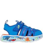 Skechers Boys Trainers - Light Blue - Uk K9