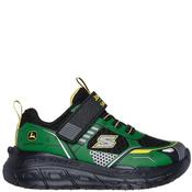 Skechers Boys John Deere Strap Trainer - Green Black - K5/Eu21.5 image