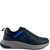 Redz Mens Lace Casual Shoe - Navy - 42