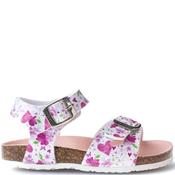 Pablosky Girls Ankle Strap Sandal - White Glitter - Eu32/K13 image