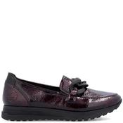 Rieker Womens Wide Fit Slip On Shoe - Red - 37 image