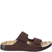 Ecco Mens Cozmo Velcro Strap Sandal - Brown - 45 image