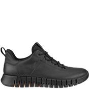 Ecco Mens Goretex Gruuv Lace Trainer - Black - 43