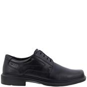 Ecco Mens Helsinki Lace Shoe - Black Leather - 41 image