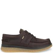 Ecco Mens Waterproof Lace Casual Shoe - Mocha - 42 image