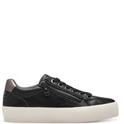 S Oliver Womens Zip Lace Trainer - Black - 37 image
