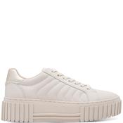 S Oliver Womens Lace Trainer - Cream - 38 image