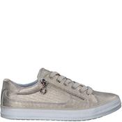 S Oliver Womens Zip Lace Trainer - Champagne - 36 image