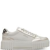 S Oliver Womens Wedge Lace Trainer - Beige Multi - 40 image