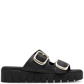 S Oliver Womens Wedge Strap Sandal - Black - 37 image
