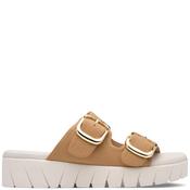 S Oliver Womens Wedge Strap Sandal - Camel - 37 image