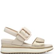 S Oliver Womens Wedge Strap Sandal - Champagne - 37 image