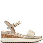 S Oliver Womens Wedge Strap Sandal - Champagne - 37 image