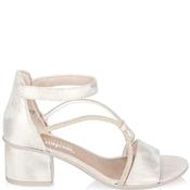 Rieker Womens Mid Heel Sandal - Beige - 37 image