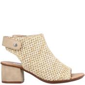 Rieker Womens High Front Peep Toe Sandal - Beige - 42 image