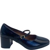 Chamby Womens Leather Dancing Shoe - Black Leather - 38