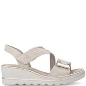 Rieker Womens Wedge Sandal - Beige - 38 image