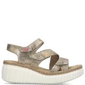 Rieker Womens Wedge Strap Sandal - Multi - 43 image