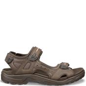 Ecco Mens Offroad Velcro Strap Sandal - Dark Clay - 44