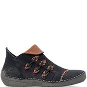 Rieker Womens Zip Ankle Boot - Black - 38