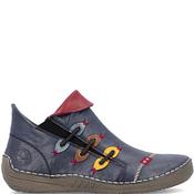 Rieker Womens Zip Ankle Boot - Blue - 36 image
