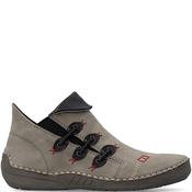 Rieker Womens Zip Ankle Boot - Grey - 37 image