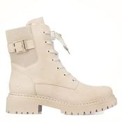 Rieker Womens Zip Lace Ankle Boot - Beige - 41 image