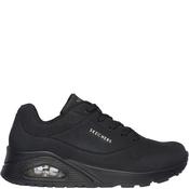 Skechers Womens Uno Lace Trainer - All Black - Uk 8